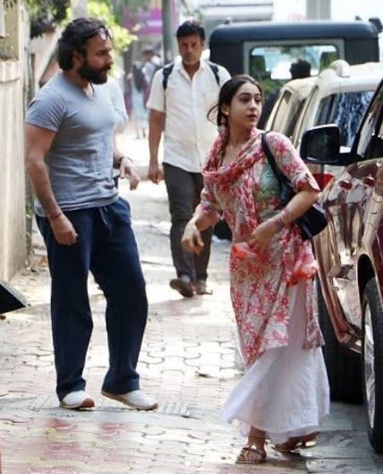 सेट पर करीना से सैफ की मुलाकात, ऑफस्क्रीन केमिस्ट्री viral