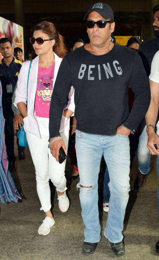 जैकलीन संग रेस 3 की शूटिंग कर जोधपुर से लौटे सलमान, PHOTOS