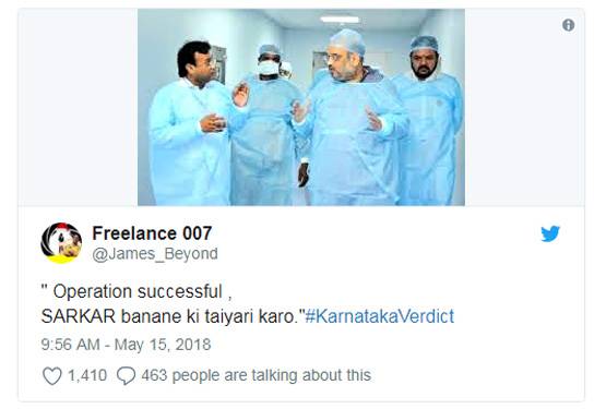 फनी फोटोः ट्विटर पर ऐसे लिए जा रहे हैं चुनाव नतीजों के चटखारे