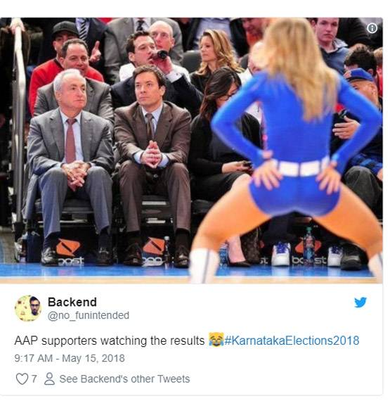 फनी फोटोः ट्विटर पर ऐसे लिए जा रहे हैं चुनाव नतीजों के चटखारे