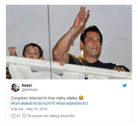 फनी फोटोः ट्विटर पर ऐसे लिए जा रहे हैं चुनाव नतीजों के चटखारे