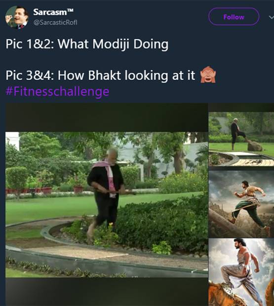 PM मोदी के फ‍िटनेस वीडियो के बने MEMES, लोगों ने ऐसे किया ट्रोल