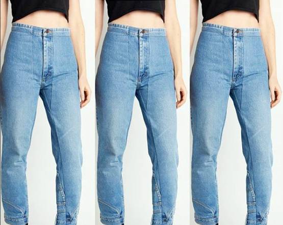 जेब होगी नीचे, अब चला उल्टी जींस का अनोखा फैशन