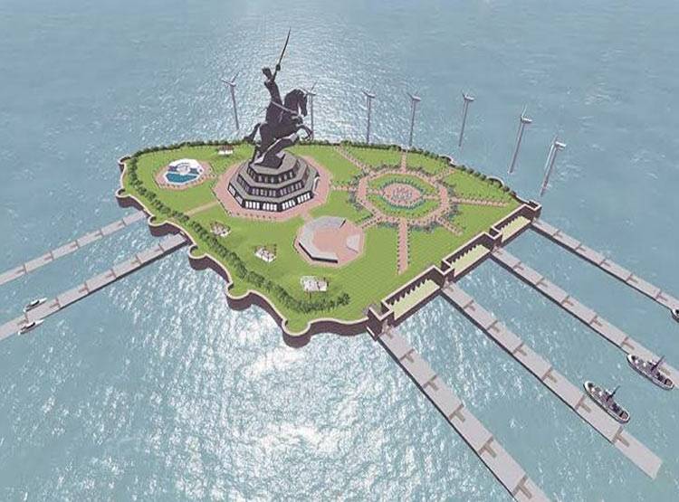 ऐसा क्यों सरकार? सबसे ऊंची प्रतिमा के शिवाजी छोटे, बढ़ी तलवार!