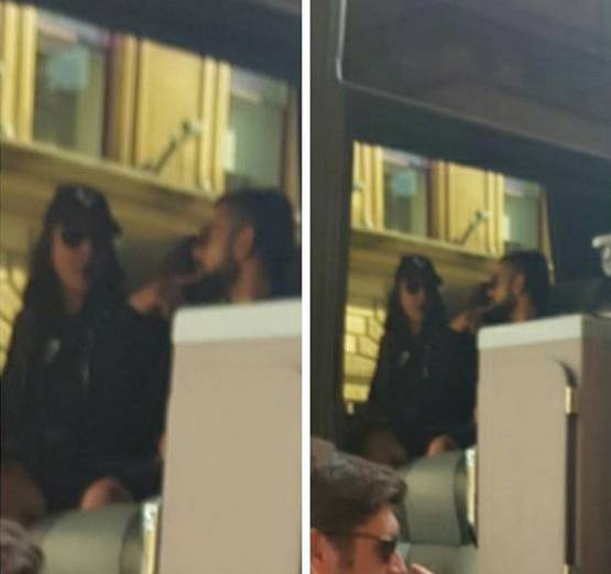 विराट संग कार्डिफ की सड़कों पर दिखीं अनुष्का