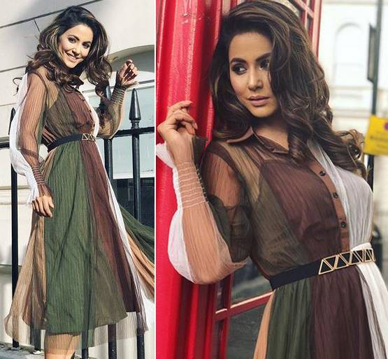Fashion Alert: लंदन में हिना खान के ट्रेंडी लुक्स, Photos वायरल