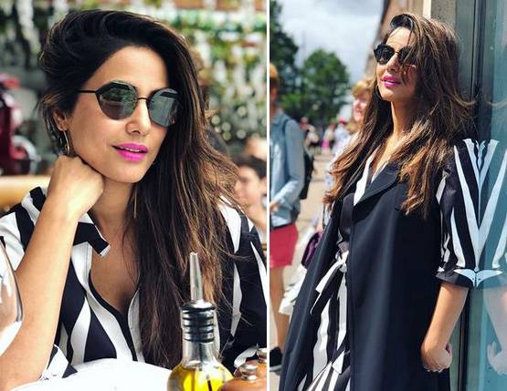 Fashion Alert: लंदन में हिना खान के ट्रेंडी लुक्स, Photos वायरल