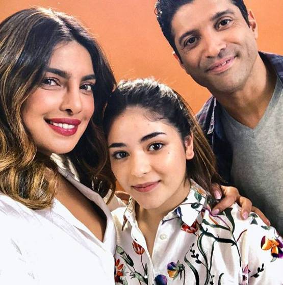 शूटिंग के दौरान प्रियंका की वर्कआउट फोटो पर रणवीर का फनी कमेंट