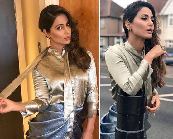 Fashion Alert: लंदन में हिना खान के ट्रेंडी लुक्स, Photos वायरल