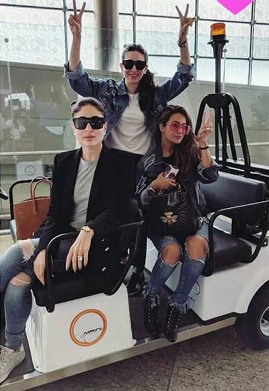 दुबई में करीना की गर्ल गैंग संग मस्ती, छाया लेडीज का स्टाइलिश लुक
