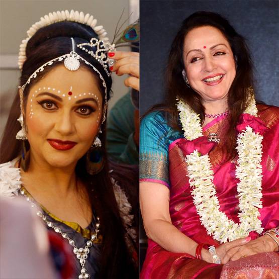 Iskcon मंदिर में ग्रेसी सिंह की परफॉर्मेंस देखने पहुंची हेमा मालिनी