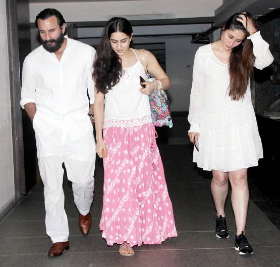 करीना संग द‍िखी सारा की स्पेशल बॉन्डिंग, सैफ भी द‍िखे साथ