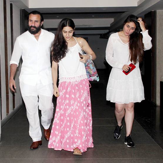 करीना संग द‍िखी सारा की स्पेशल बॉन्डिंग, सैफ भी द‍िखे साथ