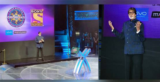 KBC सेट की लेटेस्ट PHOTOS, मीड‍िया से कुछ यूं मिले अमिताभ