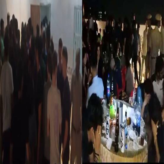 गेस्‍ट हाउस में रेव पार्टी, आपत्‍त‍िजनक हालत में मिले 150 स्‍टूडेंट्स