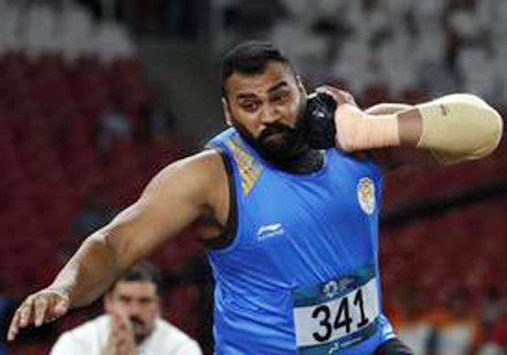 गोला फेंक में 'एशियन किंग' बने मोगा के तजिंदर, देखिए PHOTOS