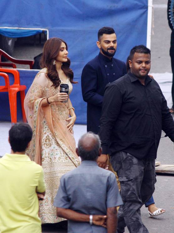 फिल्म प्रमोशन से ब्रेक लेकर व‍िराट कोहली संग एड शूट कर रहीं अनुष्का