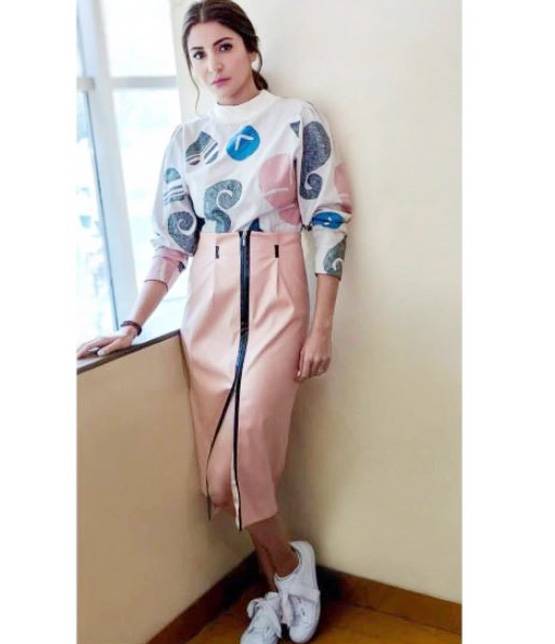 सुई धागा के प्रमोशन में छाए अनुष्का के ट्रेडिशनल लुक, Photos