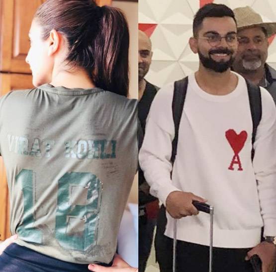 विराट कोहली ने पहनी अनुष्का शर्मा की टी-शर्ट, वायरल हुईं PHOTOS