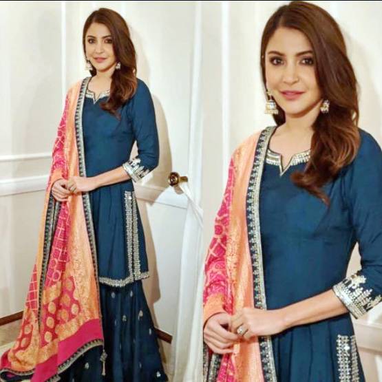 सुई धागा के प्रमोशन में छाए अनुष्का के ट्रेडिशनल लुक, Photos