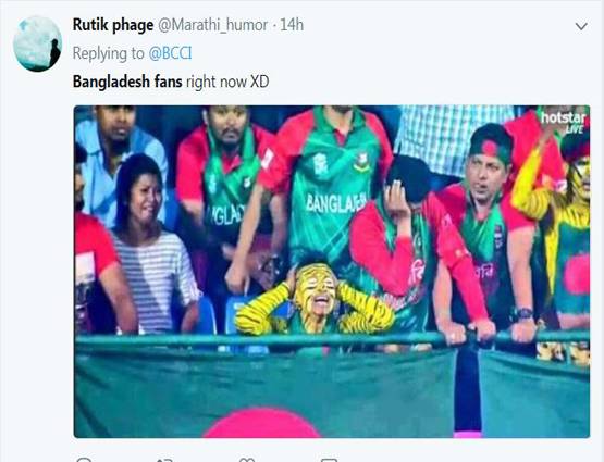 हार के बाद उड़ा बांग्लादेश का मजाक, लोगों ने किए ये कमेंट