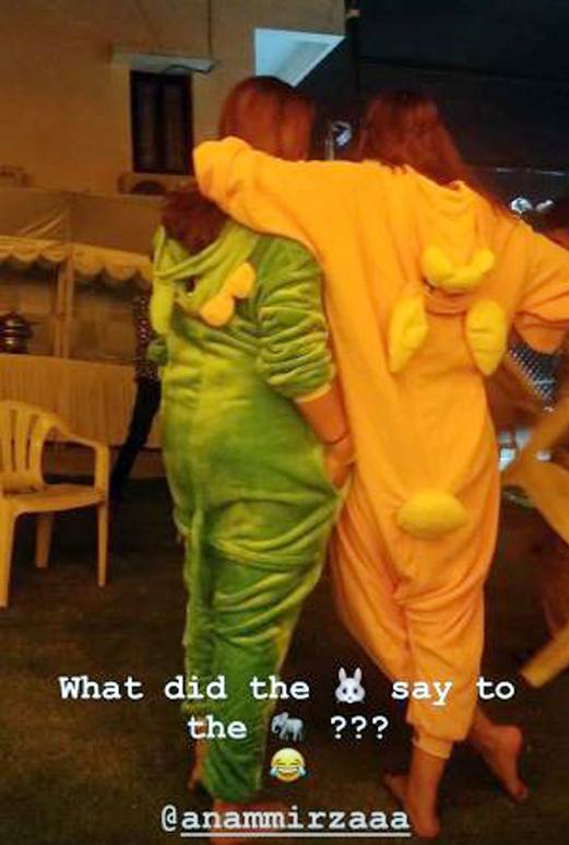 सानिया मिर्जा का बेबी शावर, पायजामा पार्टी में लगाए ठुमके