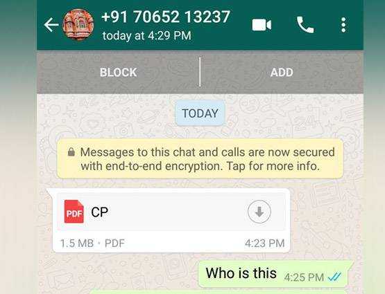 आपके Whatsapp पर आई है ये फाइल तो गलती से भी न खोलें
