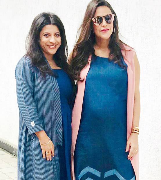 10 तस्वीरों में देखें, नेहा धूपिया के स्टाइलिश प्रेग्नेंसी LOOKS