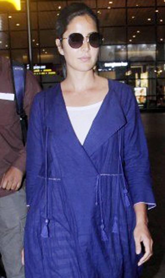 भारत की शूटिंग पूरी कर मंबई लौटे सलमान-कटरीना, दिखा ऐसा अंदाज