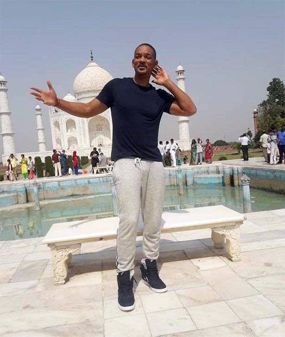विल स्मिथ ने देखा ताज महल, इस अंदाज में खिंचाई PHOTOS