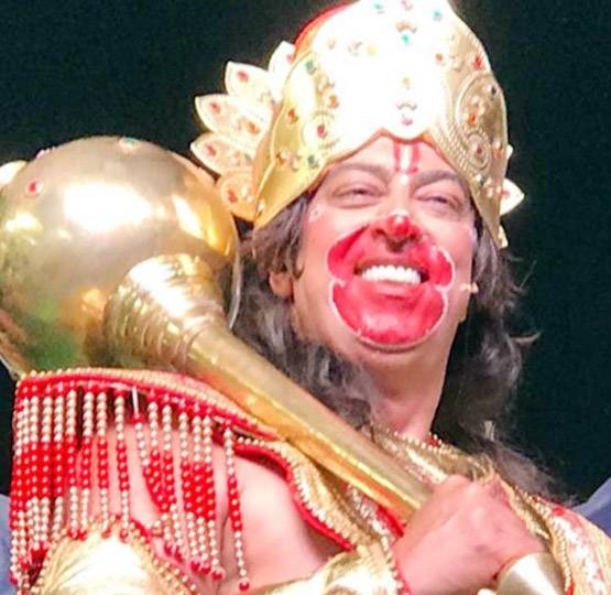 लालकिले की रामलीला: रावण के रोल में शाहबाज खान, बिंदु बने हैं हनुमान