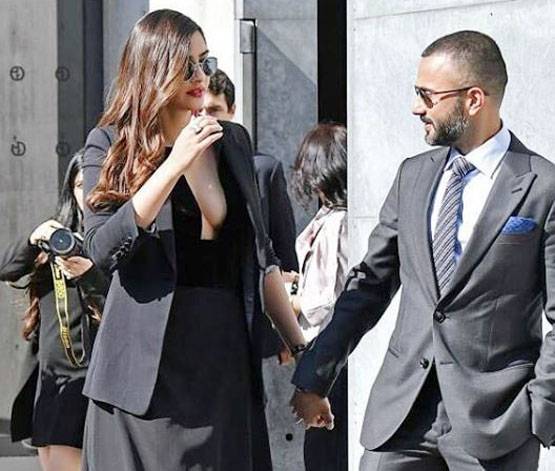 सोनम कपूर ने आनंद संग मनाया नेशनल बॉयफ्रेंड डे, ल‍िखी ये पोस्ट