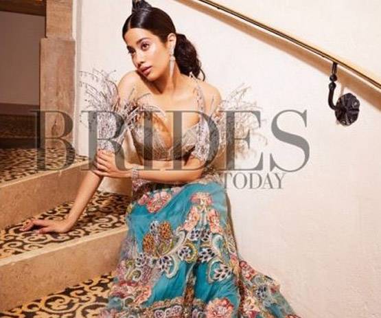 Brides Today के लिए जाह्नवी का फोटोशूट, याद आया श्रीदेवी का फैशन