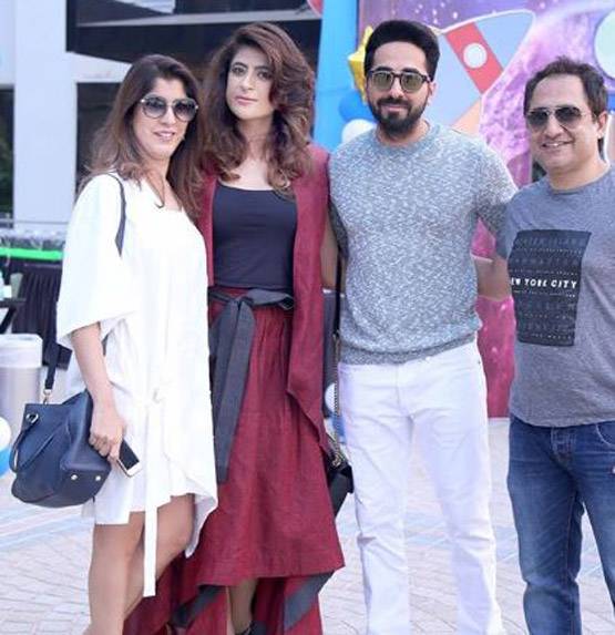 कैंसर सर्जरी के बाद आयुष्मान संग द‍िखीं ताह‍िरा, स्क्रीन‍िंग पर पहुंचीं