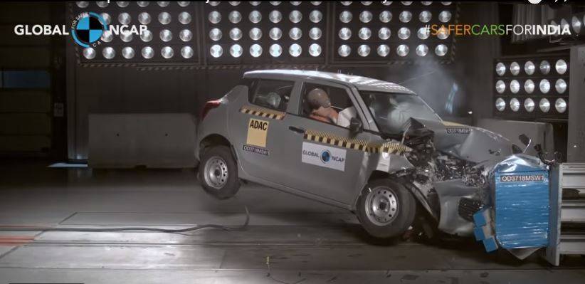 सेफ नहीं है Maruti Swift, क्रैश टेस्ट में कार की ऐसी हो गई हालत