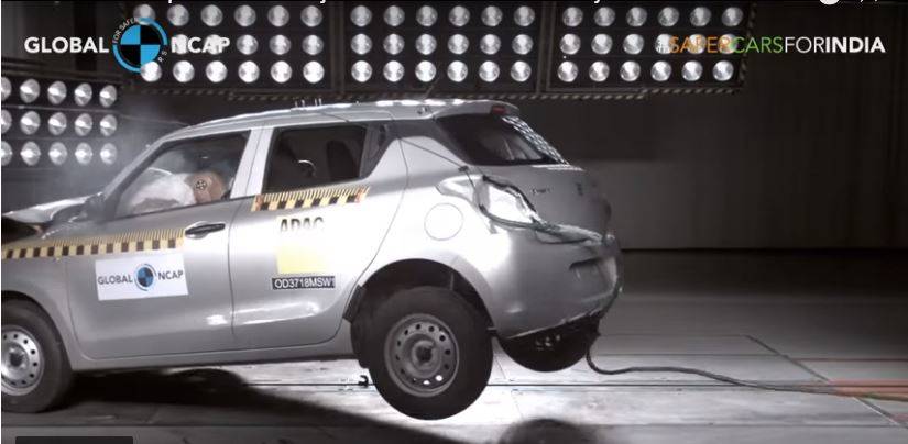 सेफ नहीं है Maruti Swift, क्रैश टेस्ट में कार की ऐसी हो गई हालत