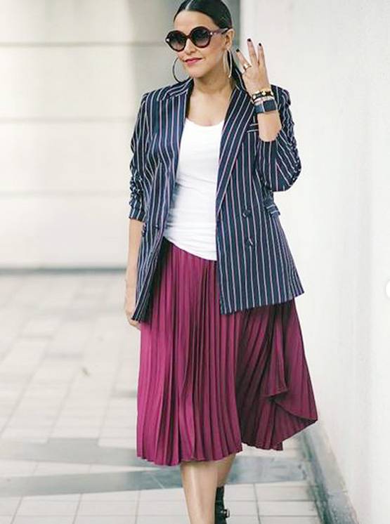 10 तस्वीरों में देखें, नेहा धूपिया के स्टाइलिश प्रेग्नेंसी LOOKS