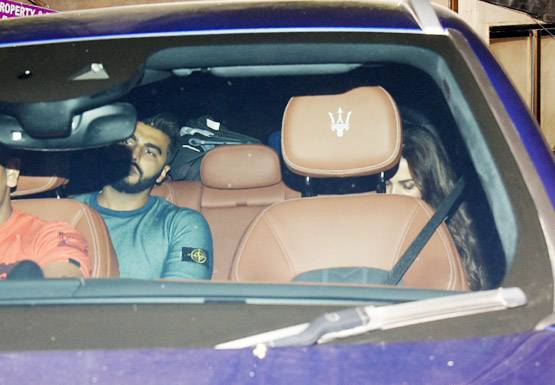 PICS: पार्टी में साथ द‍िखे अर्जुन-मलाइका, कैमरा से बचते आए नजर