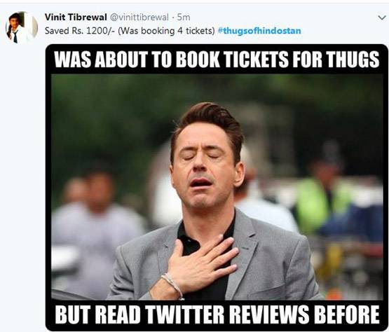 पसंद नहीं आई 'ठग्स' तो आमिर का उड़ाने लगे मजाक, Memes वायरल