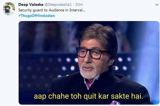 पसंद नहीं आई 'ठग्स' तो आमिर का उड़ाने लगे मजाक, Memes वायरल