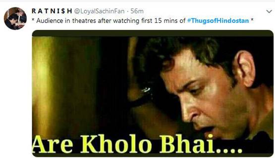 पसंद नहीं आई 'ठग्स' तो आमिर का उड़ाने लगे मजाक, Memes वायरल