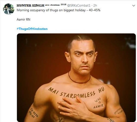 पसंद नहीं आई 'ठग्स' तो आमिर का उड़ाने लगे मजाक, Memes वायरल