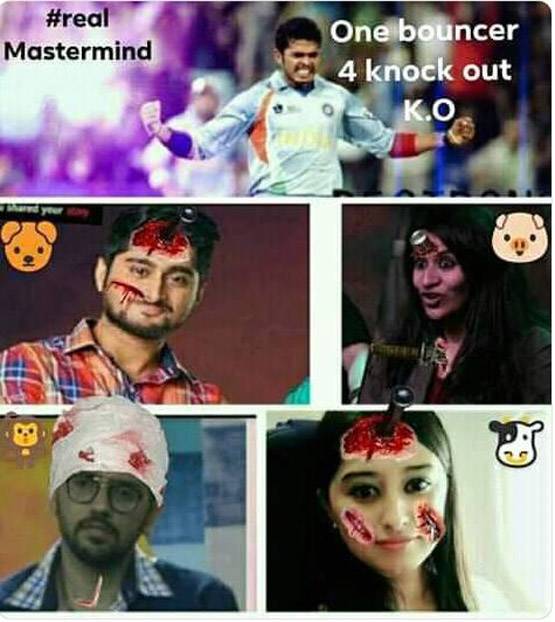 बिग बॉस में श्रीसंत के यॉर्कर से गिरे हैप्पी क्लब के विकेट