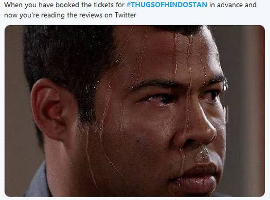 पसंद नहीं आई 'ठग्स' तो आमिर का उड़ाने लगे मजाक, Memes वायरल