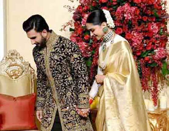 बहन ने दिया तोहफा, मिठाइयों में द‍िखे दीपवीर की फ‍िल्मों के फोटो