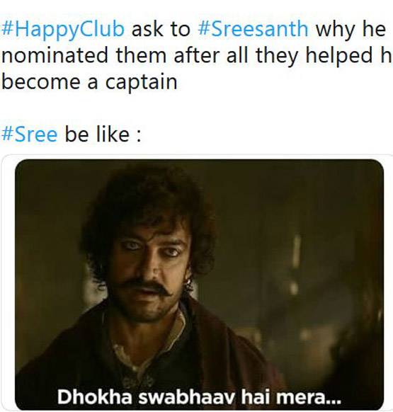 बिग बॉस में श्रीसंत के यॉर्कर से गिरे हैप्पी क्लब के विकेट