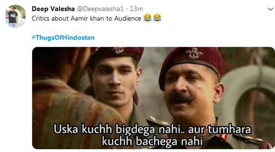 पसंद नहीं आई 'ठग्स' तो आमिर का उड़ाने लगे मजाक, Memes वायरल