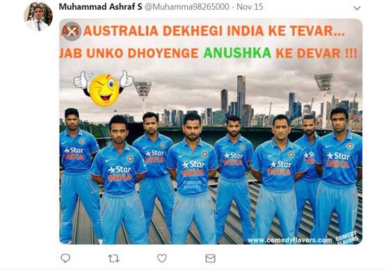 कोहली-जॉनसन की लड़ाई में भिड़े भारत-ऑस्ट्रेलिया के फैंस