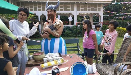 बच्चों संग बच्चे बने आमिर खान, कार्टून लुक में ऐसे की मस्ती