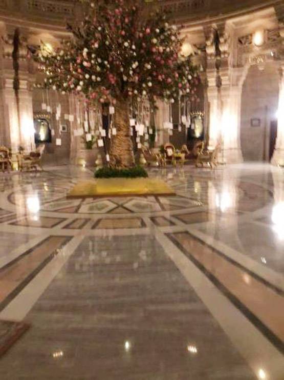 प्रियंका-निक की संगीत सेरेमनी के लिए दुल्हन की तरह सजा उम्मेद भवन